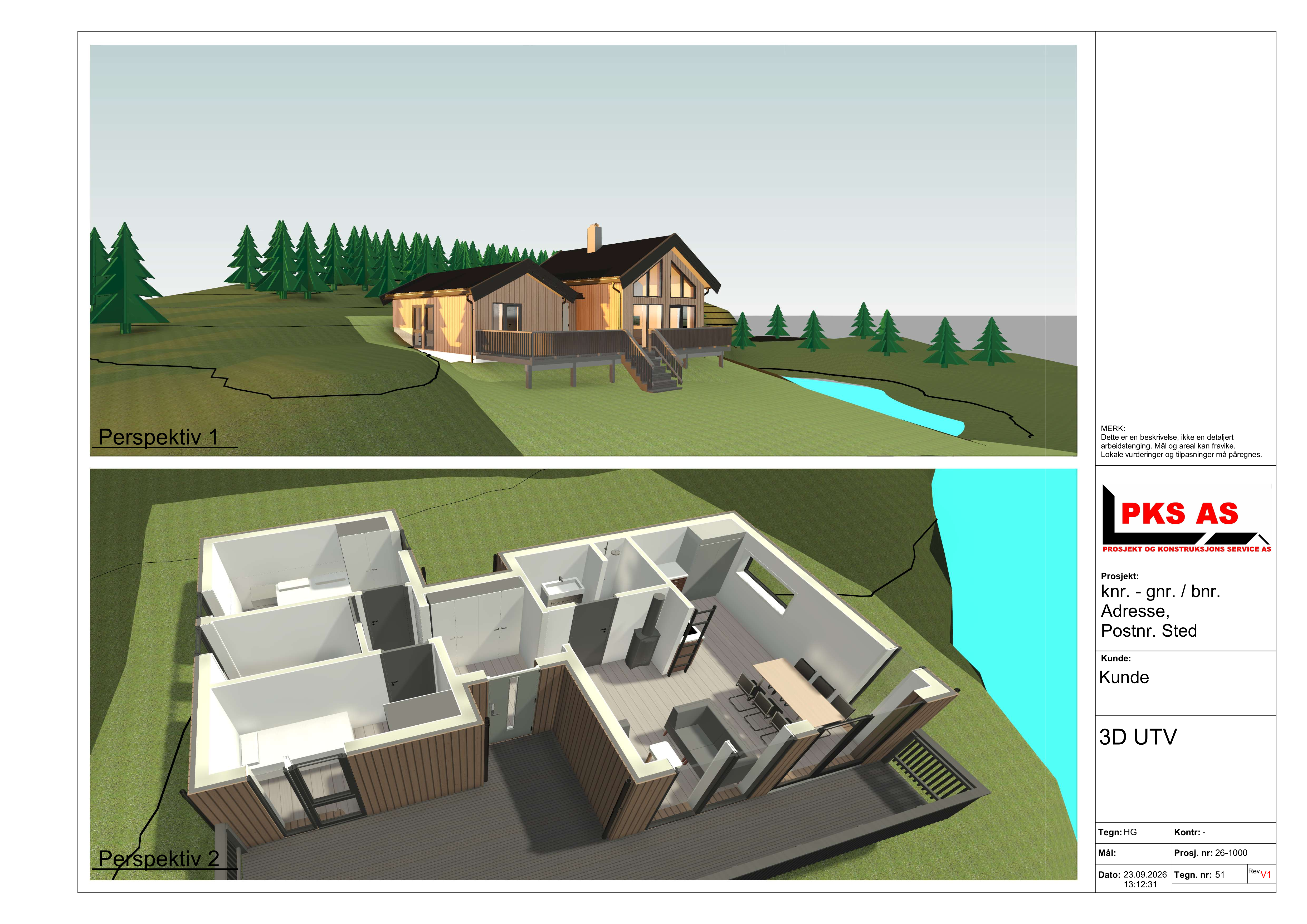 3D-perspektiv fra PKS AS